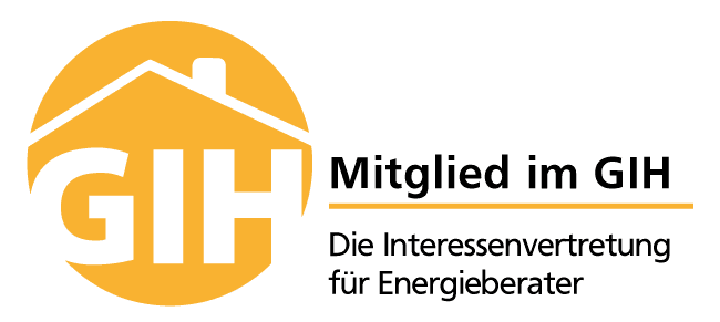Mitglied im GIH - Gebäudeenergieberater Ingenieure Handwerker - Bundesverband für Energieberater
